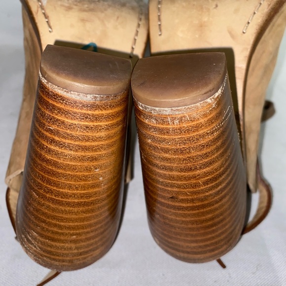 Rag & Bone Lace up Sling Back open toe Heels sz6.5 - Picture 9 of 13